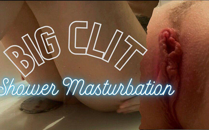 Trixie Fox: Masturbazione con un grande clitoride - sotto la doccia - trixie fox