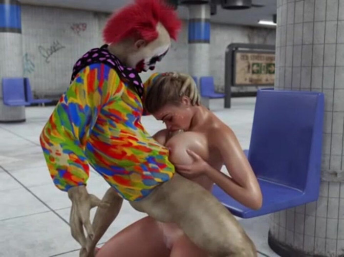 SexxyAnime: Cu Clovnul în metrou