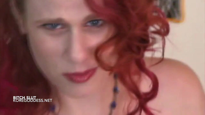 Kore Goddess: Curvă cu țâțe uriașe tratată ca o curvă pasionată de spermă