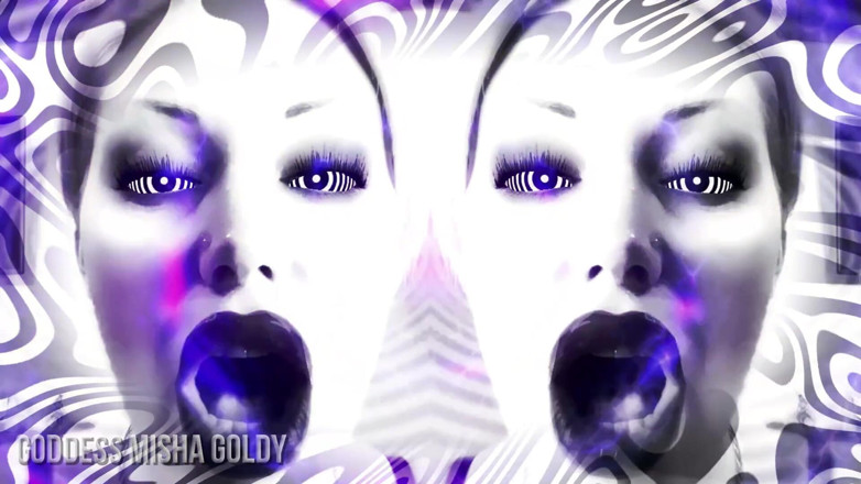 Goddess Misha Goldy: Тільки мої спіральні очі, тільки порно, тільки дрочка і дрочка!