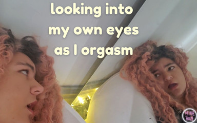 Mika Haze: Looking into my eyes as I cum!