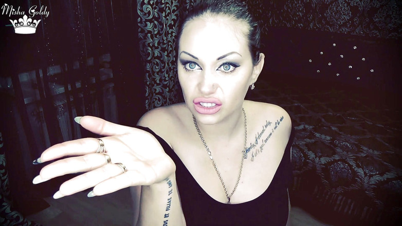 Goddess Misha Goldy: Seu segredo mais sombrio - B- enviando um amante de pau...