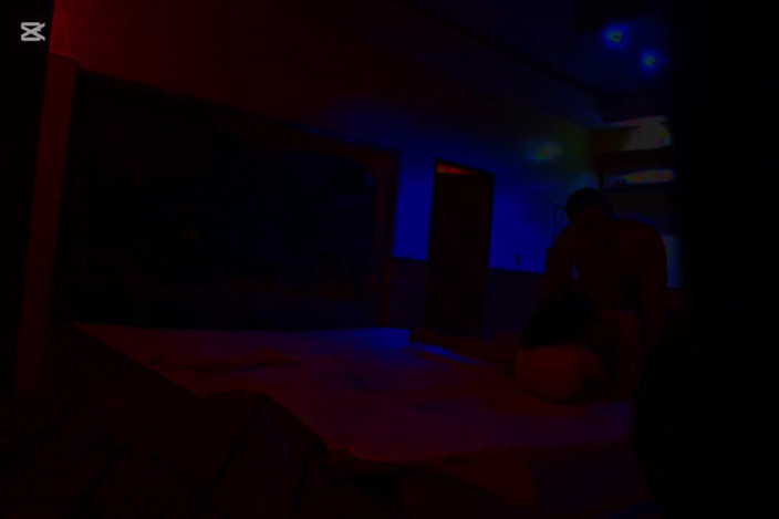 Afrocouple: Hart gefickt im motel mit rotem licht teil 3