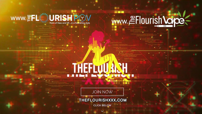 The Flourish XXX: 2 lesbiene cu cur perfect se distrează sălbatic