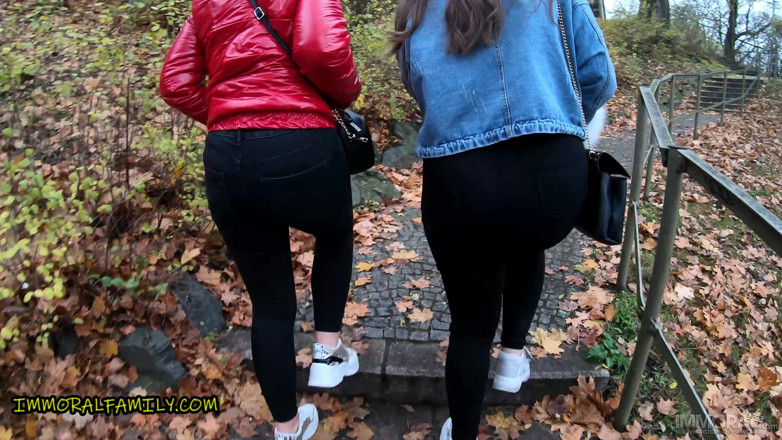 Immoral Family: Taylee Wood &amp; Zara Lick PAWG trójkąty zrobić Grinch Love Christmas -...