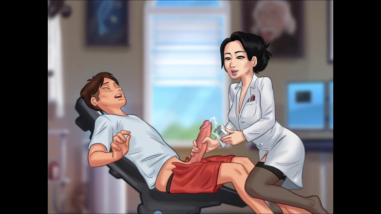 LewdArcade: Koleksi animasi miss okita cerita musim panas [bagian 32] Permainan game seks...