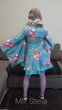 Betty in a Robe & Scarf