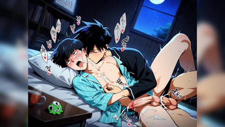 Office boy: Amigos gay follan en la noche