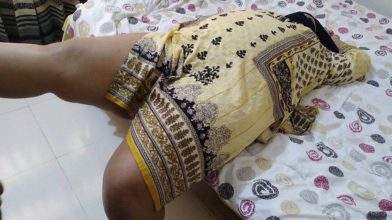 Aria Mia: Nandita Stepaunty Without Pajamas and Rough Fuck While Resting on...