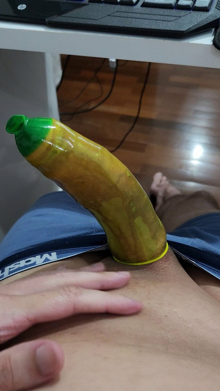 Lkdick8: Coli bareng kondom brasil