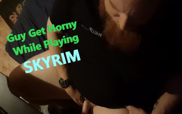 Jax harvey: Nerd pelirroja sexy se ponen cachondas mientras juegan en skyrim...