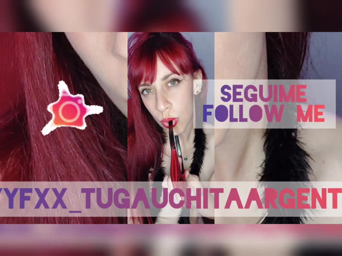 Tu Gauchita Argentina: Shyyfxx 틱토커 Jugando Y Pajeandose 파라 운 Seguidor Mientras 르 하블라 수시오