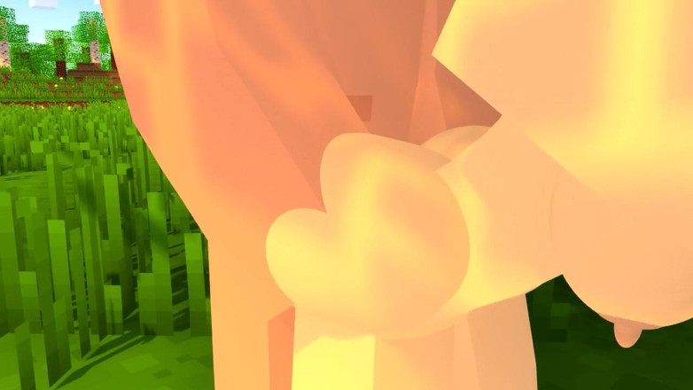 VideoGamesR34: Steve Finds Alex Busy in Some Wood Smashing Buisness (he's Ready...