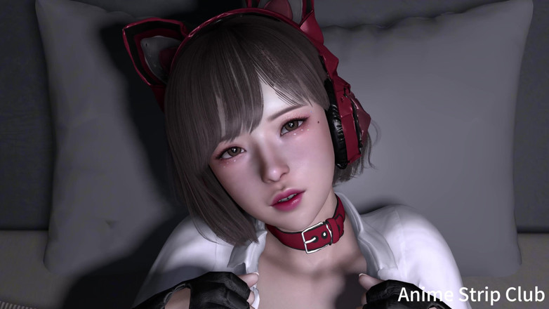 Anime strip club: 3D 4K Big Boobs Japanese Cosplay Anime Slut Got Her Wet...