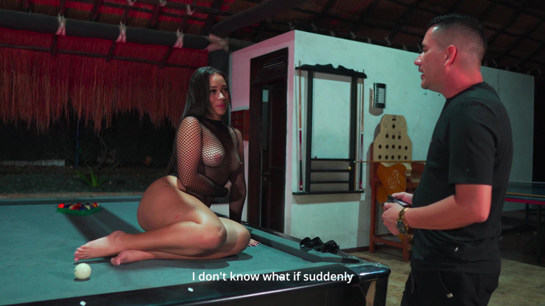 Daniela andrea: Colombian Model with a Big Ass Gets Fucked on Pool...