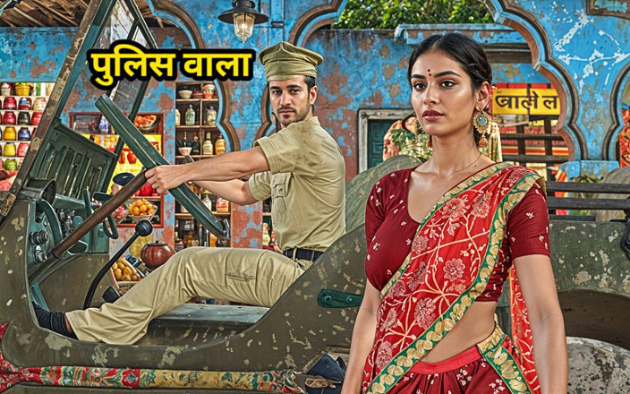 Piya Bhabhi: Indischer polizist fickte desi bhabhi auf der polizeiwache
