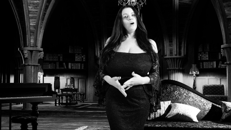 Lovely Lilith: Onsdagens Playdate Addams familj Härlig Lilith Big Titty BBW