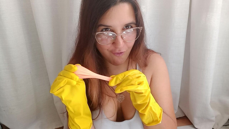 melu_world: Latexhandschuhe Bubblegum und Ballon blasen - bunny Looner