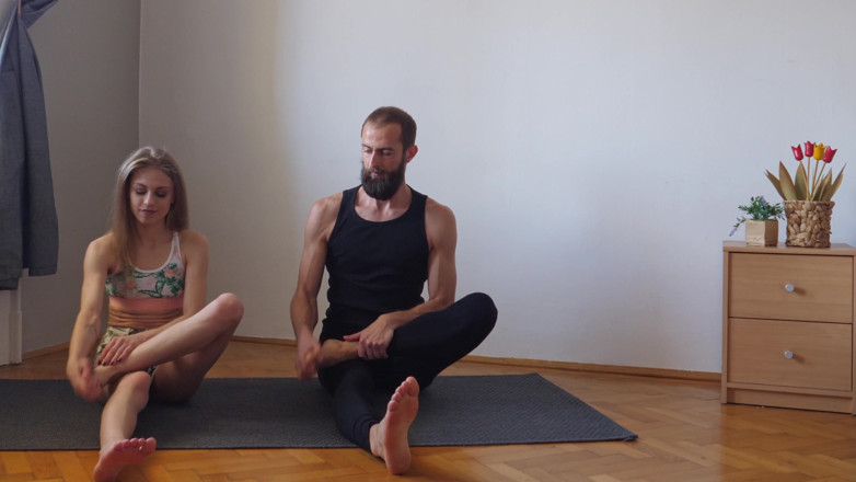 Camvivian: Entraînement joga exercice ensemble pour la première fois