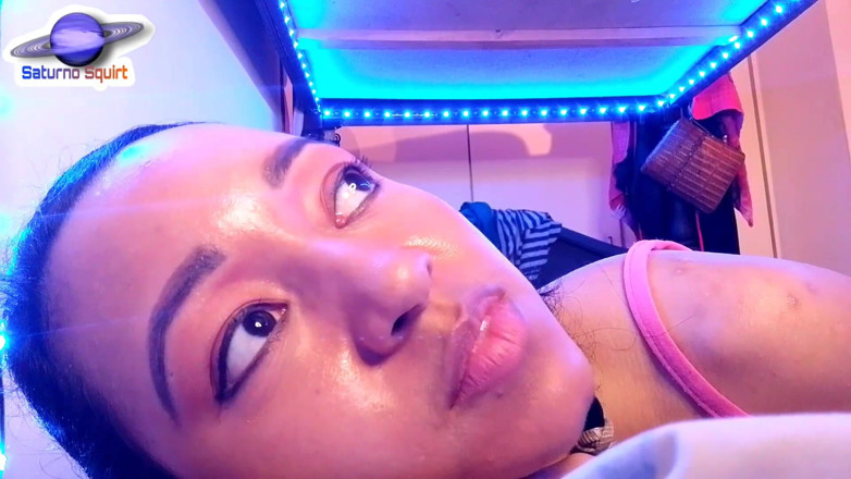 Saturno Squirt: Saturno Squirt Seduces You with Her Marked Pussy in Her...