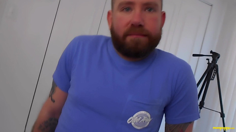 Man Puppy: Behind the scenes blowjob