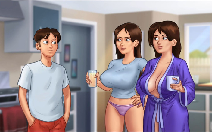 Naughty gameplays: Summertime saga 01 por darkcookie - no puede dejar de ponerse cachondo...
