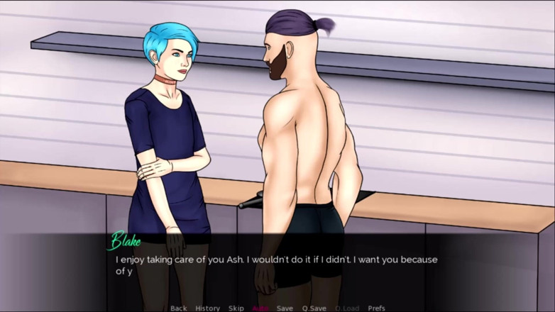 Trans Liberation: The Lust of Sissyboy #3 - Ash geeft Blake een pijpbeurt, Ash...
