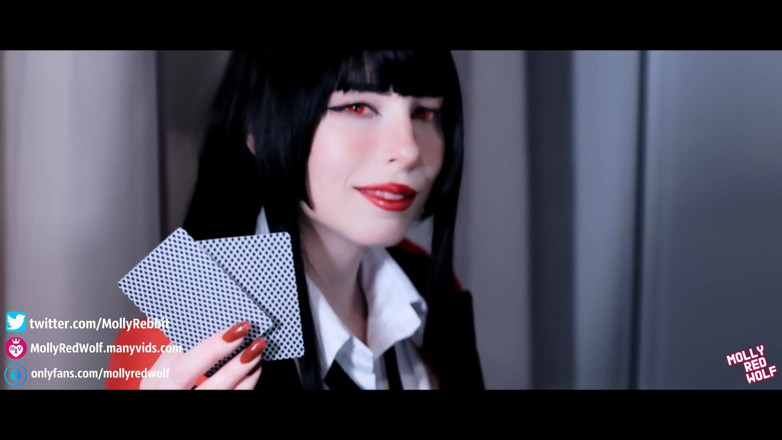 MollyRedWolf: Ha perso il suo corpo a carte. Yumeko Kakegurui Cosplay -...