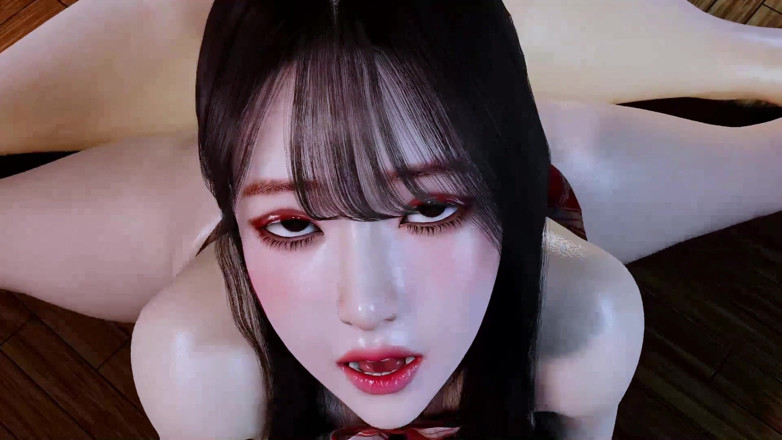 X Hentai: Krása Bigboobs kočka slouží kouření - 3D Hentai animace V668