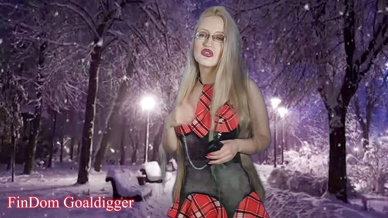 FinDom Goaldigger: Lekcja czystości wytrysk w czystości