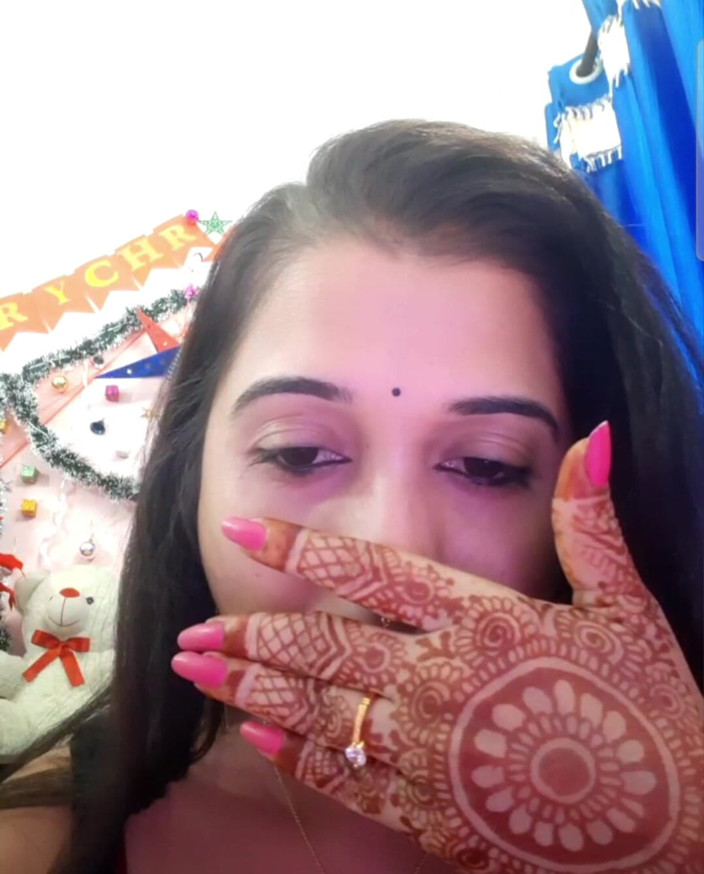 Kanchan devi: Smartes bhabi hartes muschi pumpen beim videoanruf