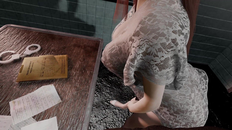 X Hentai: Garota peituda na delegacia - animação 3D