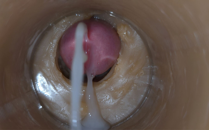Creme sperm: Squirting Précum Dans Ma Chatte Jouet Caméra Dans Le Vagin 4K....