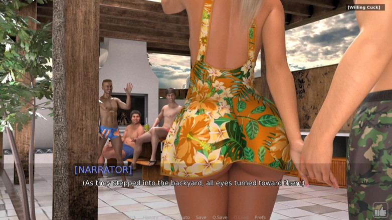 Dirty GamesXxX: По словам Софии: куколд скачет и наполняет сливками киску своей девушки, пока она говорит ему какая грязная шлюшка она была эпизод 13