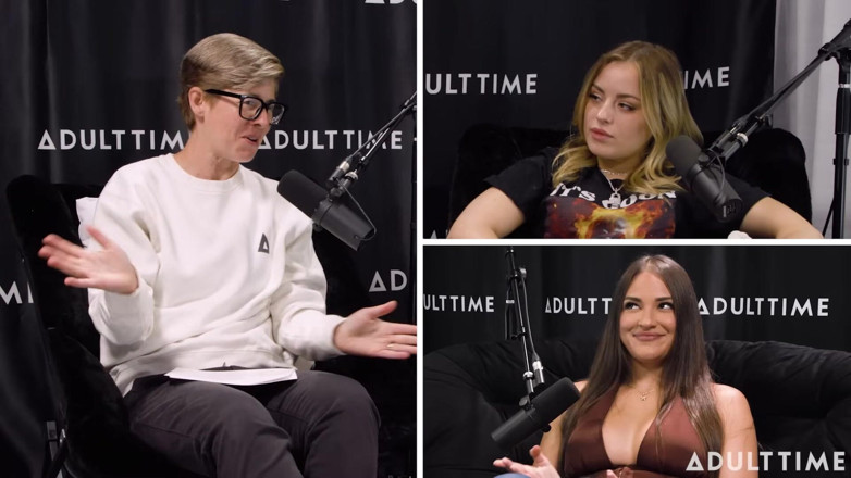 Adult Time Podcast: Гізель Бланко &amp; Анна Клер Хмари феромони, ножиці , &amp; кущ | Підкас для дорослих