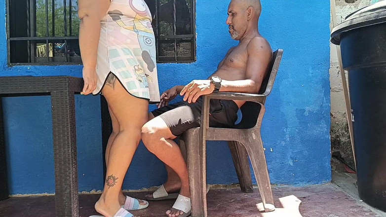 Adribella69: Sesso all'aperto con la mia vicina culona arrapata