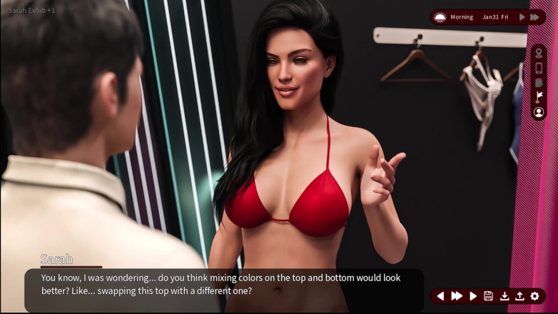 Johannes Gaming: Whispers of desire - setia jalan 15 sarah pergi untuk membeli baju...