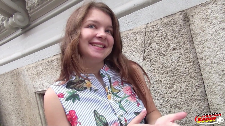 German Scout: Petite Teen Renata fox pickup and first anal sex casting