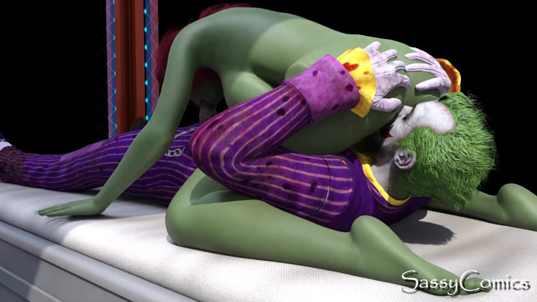 Sassy comics: La visite de Joker Conjigual de Poison Ivy à la prison...