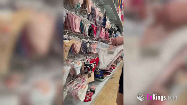 FAKings: Teenage babe buys panties before her big scene: A day...