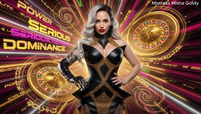 Goddess Misha Goldy: Roztočte se do mého psychologického převzetí