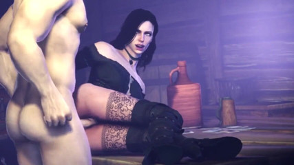 Velvixian 3D: Yennefer sexy gangbang-orgie