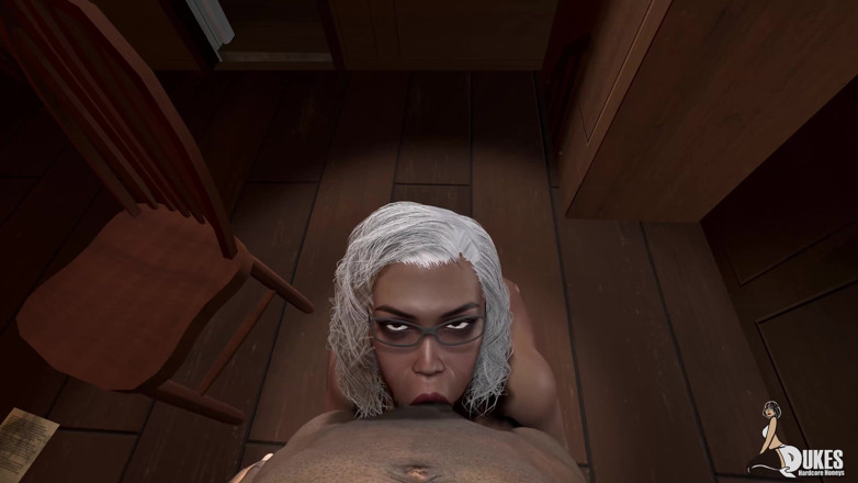 Dukes Hardcore Honeys: Big booty ms. Jiggles POV fucked in the office