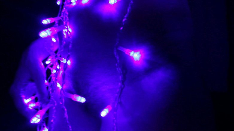 Hairypussyangel: Секс на Рождество с игрушками и LED гирляндой, С Новым Годом! Стекло