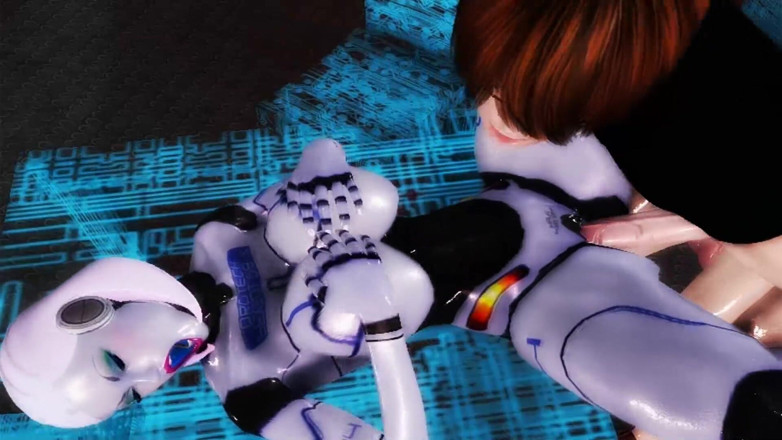 3DHentaiBeauties: Âm hộ robo ảo: bản sửa lại npc (1080p HD)